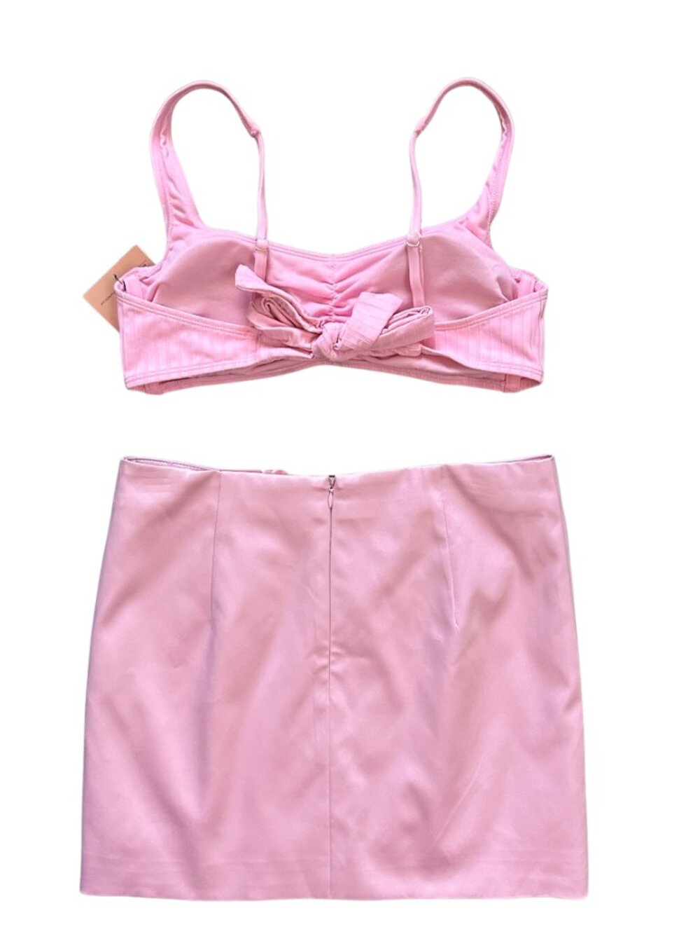Megan Moroney x Shade & Shore Pearl Trim Skirt & Bikini Top Set NWT M/S - Picture 3 of 10